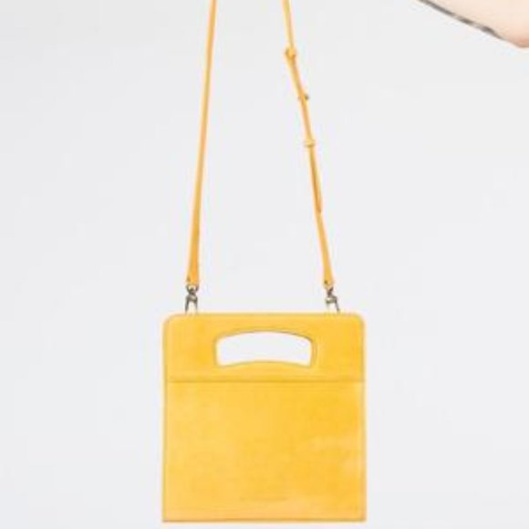 NWT!! gorgeous CREATURES OF COMFORT Gilda Bag - Suede Grey/ Blue - Picture 10 of 12